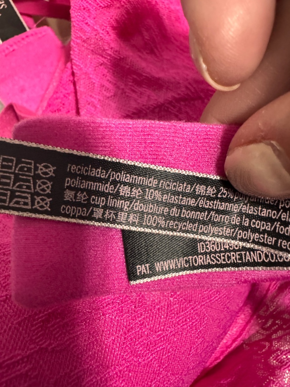 Victoria's Secret Lace Open-Cup Demi Bra Pink - Picture 10 of 10